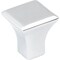 Jeffrey Alexander 7/8" Overall Length Polished Chrome Square Marlo Cabinet Knob 972S-PC - alternate 1